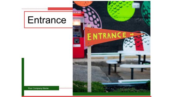 Entrance Arrow Security Showing Ppt PowerPoint Presentation Complete Deck