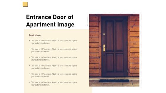 Entrance Door Of Apartment Image Ppt PowerPoint Presentation Slides Good PDF
