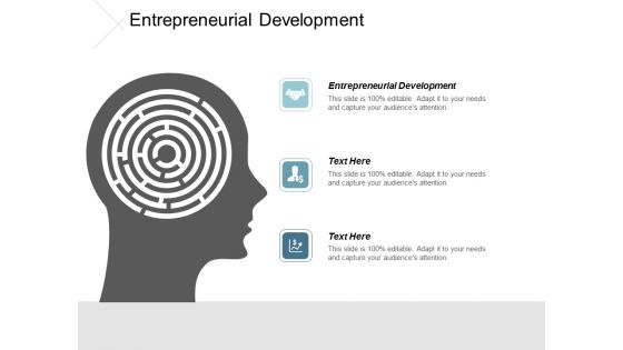 Entrepreneurial Development Ppt Powerpoint Presentation Gallery Example Topics Cpb