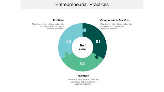 Entrepreneurial Practices Ppt Powerpoint Presentation Summary Themes Cpb