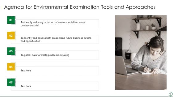 Environmental Examination Tools And Approaches Ppt PowerPoint Presentation Complete With Slides