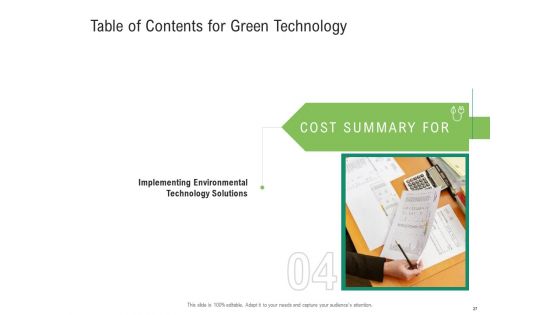 Environmental Friendly Technology Ppt PowerPoint Presentation Complete Deck With Slides