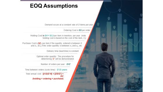 Eoq Assumptions Ppt PowerPoint Presentation Show Graphics Tutorials
