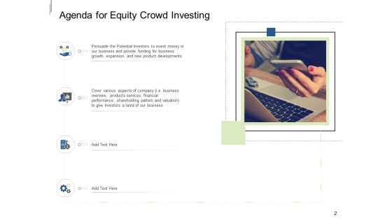 Equity Crowdfunding Pitch Deck Ppt PowerPoint Presentation Complete Deck With Slides