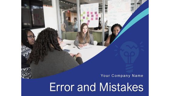 Error And Mistakes Leadership Strategy Environment Ppt PowerPoint Presentation Complete Deck