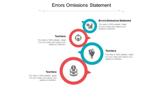Errors Omissions Statement Ppt PowerPoint Presentation Show Slides Cpb Pdf