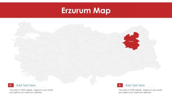 Erzurum Map PowerPoint Presentation PPT Template PDF