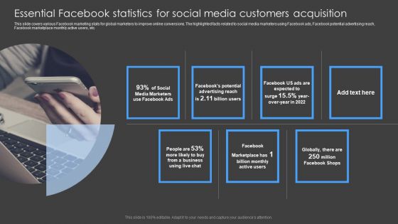 Essential Facebook Statistics For Social Media Customers Acquisition Microsoft PDF