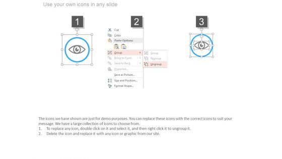 Establish A Good Corporate Vision Powerpoint Slides