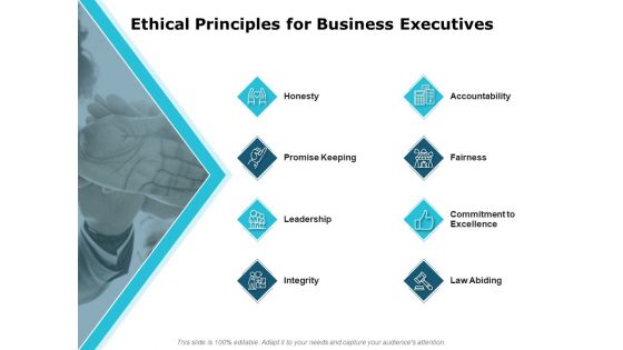 Ethical Principles For Business Executives Ppt PowerPoint Presentation Infographic Template Aids