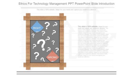 Ethics For Technology Management Ppt Powerpoint Slide Introduction