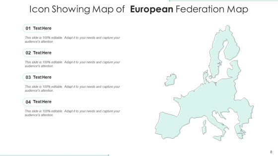 European Federation Map Flag Color Ppt PowerPoint Presentation Complete Deck With Slides
