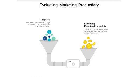 Evaluating Marketing Productivity Ppt PowerPoint Presentation Professional Outline Cpb