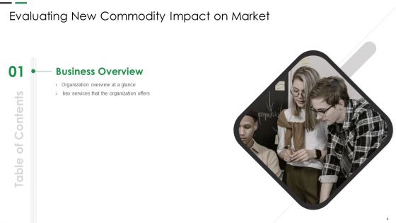Evaluating New Commodity Impact On Market Ppt PowerPoint Presentation Complete Deck With Slides
