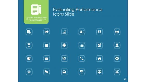 Evaluating Performance Ppt PowerPoint Presentation Complete Deck With Slides