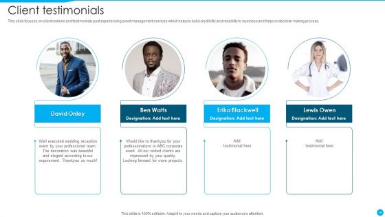 Event Management Firm Overview Ppt PowerPoint Presentation Complete Deck With Slides