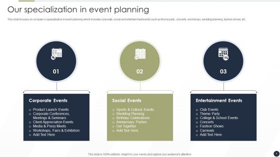 Event Management Services Company Profile Ppt PowerPoint Presentation Complete Deck With Slides