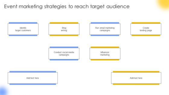Event Marketing Strategies To Reach Target Audience Background PDF