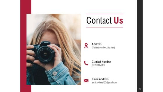Event Photography Contract Template Ppt PowerPoint Presentation Complete Deck With Slides