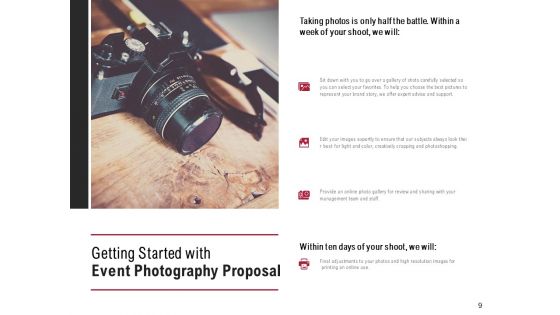Event Photography Contract Template Ppt PowerPoint Presentation Complete Deck With Slides