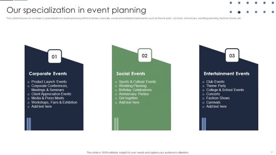 Event Planner Company Profile Ppt PowerPoint Presentation Complete With Slides