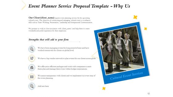 Event Planner Service Proposal Template Ppt PowerPoint Presentation Complete Deck With Slides