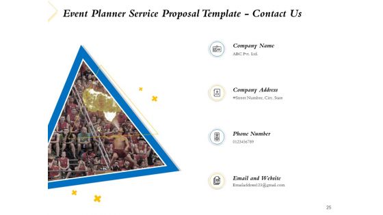 Event Planner Service Proposal Template Ppt PowerPoint Presentation Complete Deck With Slides