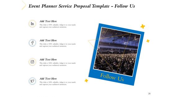 Event Planner Service Proposal Template Ppt PowerPoint Presentation Complete Deck With Slides