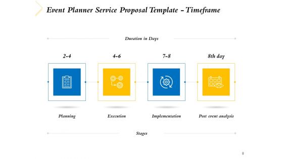 Event Planner Service Proposal Template Ppt PowerPoint Presentation Complete Deck With Slides
