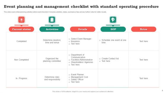 Event Planning And Management Checklist Ppt PowerPoint Presentation Complete Deck With Slides