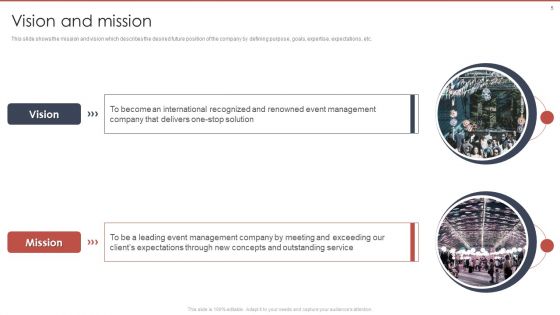 Event Planning And Management Company Profile Ppt PowerPoint Presentation Complete Deck With Slides