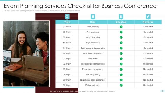 Event Planning Services Ppt PowerPoint Presentation Complete With Slides