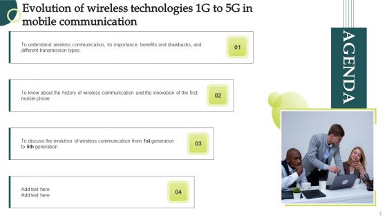 Evolution Of Wireless Technologies 1G To 5G In Mobile Communication Ppt PowerPoint Presentation Complete Deck With Slides