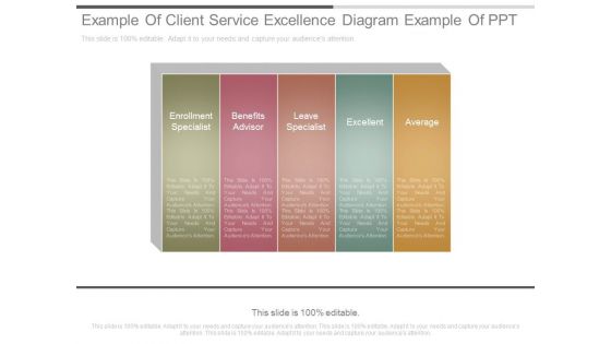 Example Of Client Service Excellence Diagram Example Of Ppt