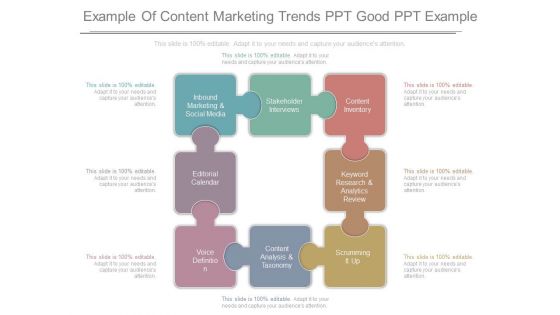 Example Of Content Marketing Trends Ppt Good Ppt Example