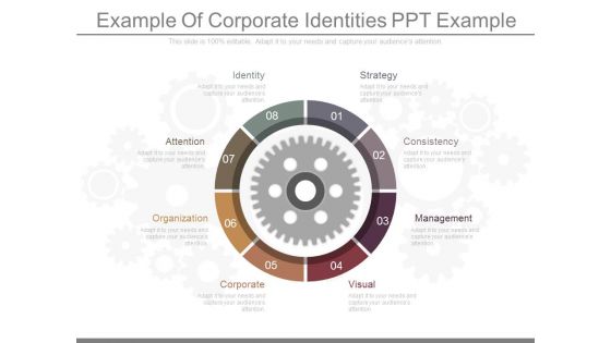 Example Of Corporate Identities Ppt Example