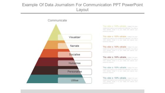 Example Of Data Journalism For Communication Ppt Powerpoint Layout