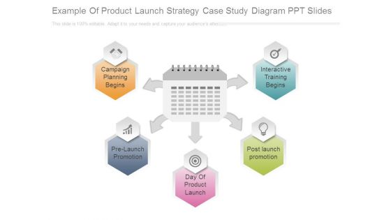 Example Of Product Launch Strategy Case Study Diagram Ppt Slides