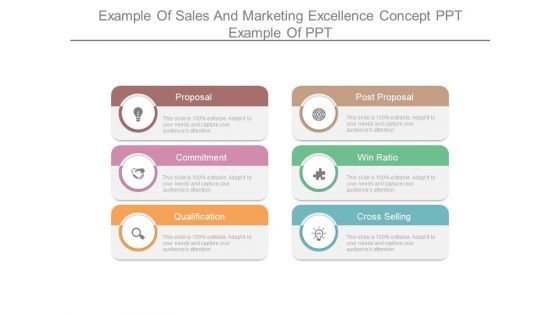 Example Of Sales And Marketing Excellence Concept Ppt Example Of Ppt