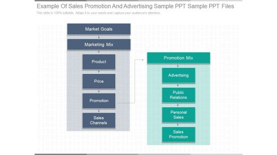 Example Of Sales Promotion And Advertising Sample Ppt Sample Ppt Files