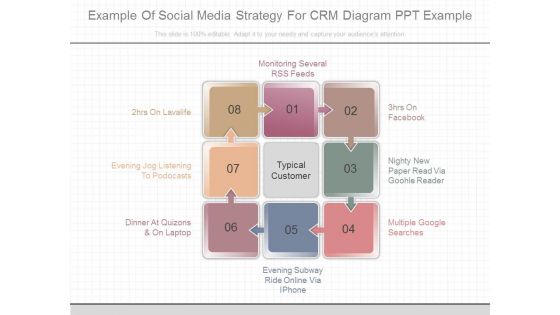 Example Of Social Media Strategy For Crm Diagram Ppt Example Example Of Social Media Strategy For Crm Diagram Ppt Example