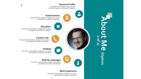 Example Presentation About Myself Interview PPT Ppt PowerPoint Presentation Complete Deck With Slides