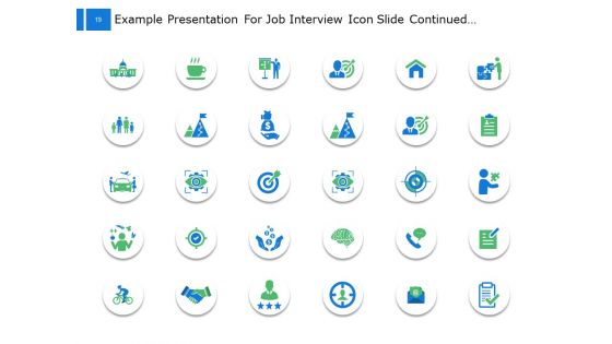 Example Presentation For Job Interview Ppt PowerPoint Presentation Complete Deck With Slides