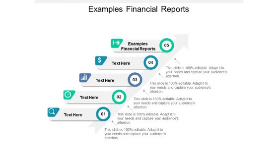 Examples Financial Reports Ppt PowerPoint Presentation Infographic Template Vector