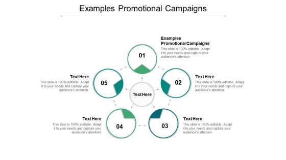 Examples Promotional Campaigns Ppt PowerPoint Presentation Model Slides Cpb