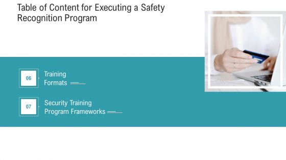 Executing A Safety Recognition Program Ppt PowerPoint Presentation Complete Deck With Slides