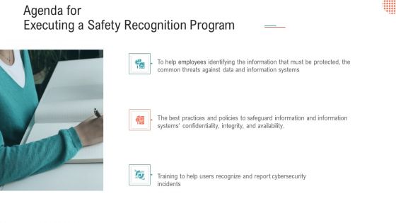 Executing A Safety Recognition Program Ppt PowerPoint Presentation Complete Deck With Slides