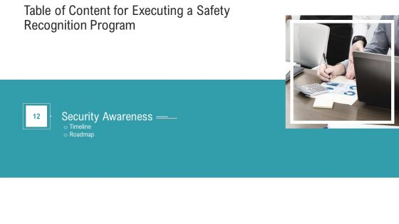 Executing A Safety Recognition Program Ppt PowerPoint Presentation Complete Deck With Slides