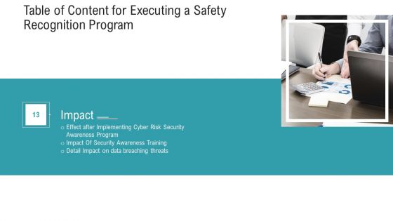 Executing A Safety Recognition Program Ppt PowerPoint Presentation Complete Deck With Slides