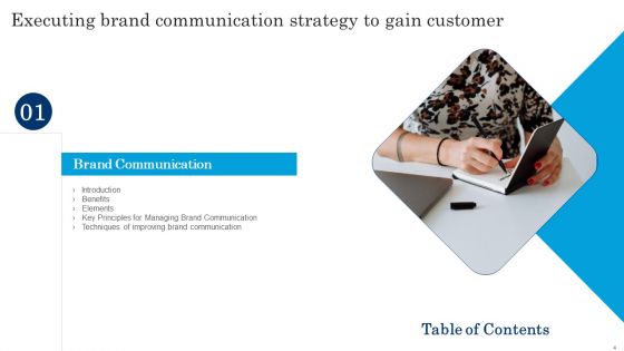 Executing Brand Communication Strategy To Gain Customer Ppt PowerPoint Presentation Complete Deck With Slides